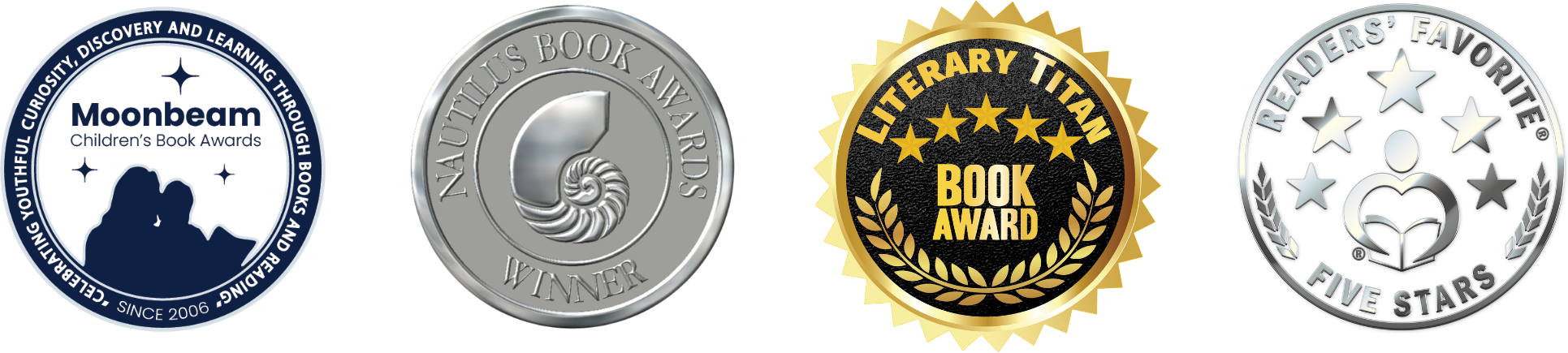 Award badges for Endangered Animals ABC
