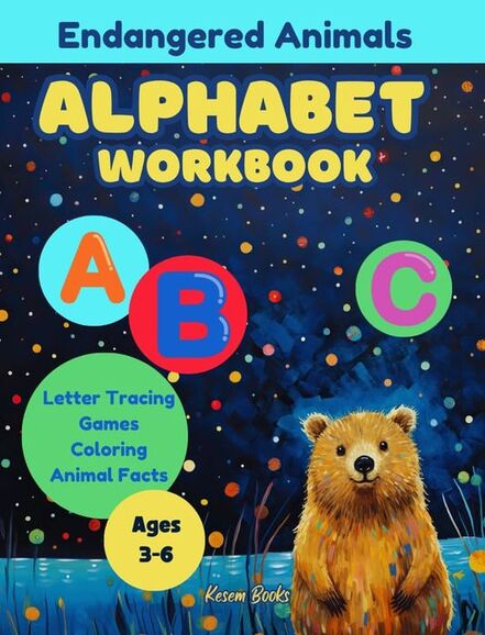Endangered Animals Alphabet Workbook — cover
